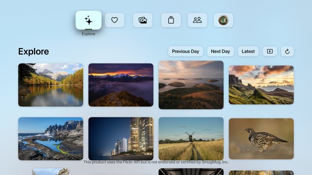 Explore on Apple TV